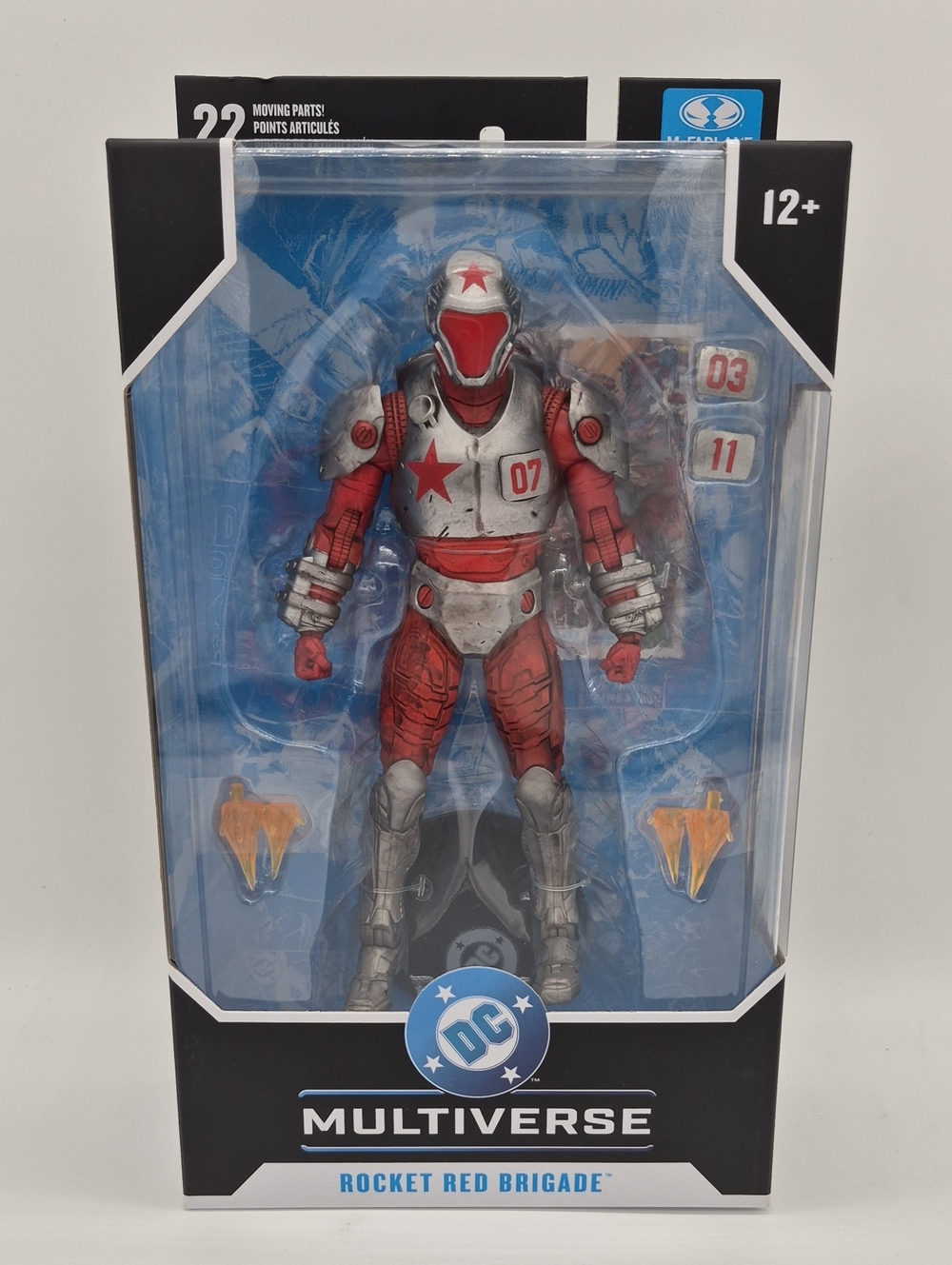 McFarlane DC Multiverse Rocket Red Brigade Justice League 7" Figure New